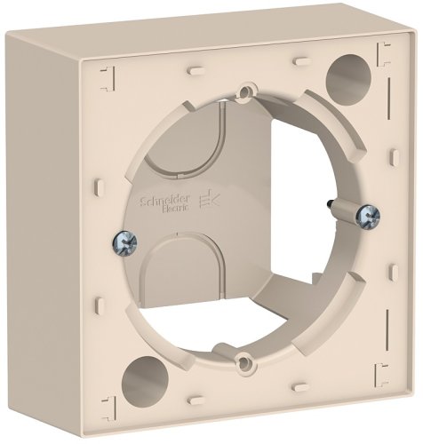 Коробка для наружнего монтажа Systeme Electric AtlasDesign бежевый фото Коробка для наружнего монтажа Systeme Electric AtlasDesign бежевый картинка